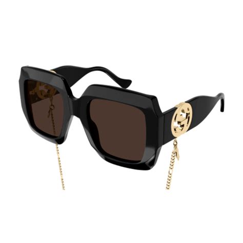 occhiali gucci con catena